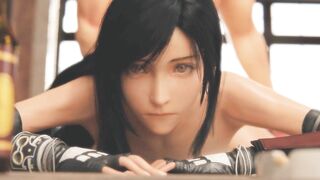 FF7 Remake Tifa Fucked Doggystyle