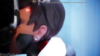 Overwatch Sombra Blowjob Facial