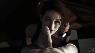 RE3 Jill Valentine HD Naughty & Sloppy Blowjob !