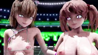 3D MMD FUTA - Disco The Ground!