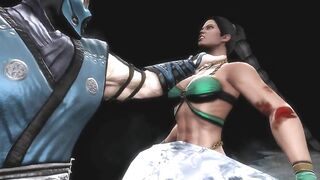 MK9 Jade vs Sub-zero Ryona in Freecam (1)