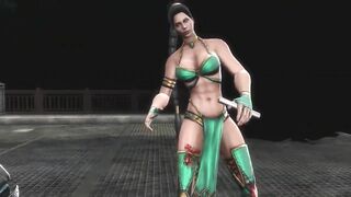 MK9 Jade vs Sub-zero Ryona in Freecam (1)