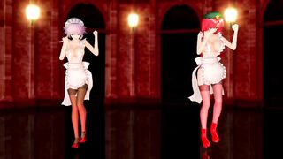 mmd meiling&sakuya