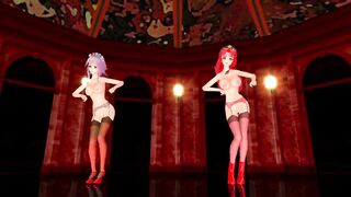 mmd meiling&sakuya