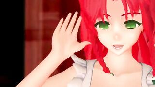 mmd meiling&sakuya