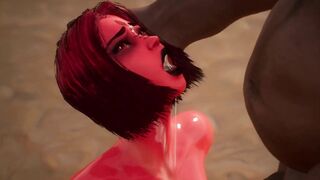 Succubus Gets Mouth Used - 3D Animation