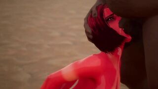 Succubus Gets Mouth Used - 3D Animation