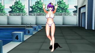 MMD Touhou Patchouli bikini dance