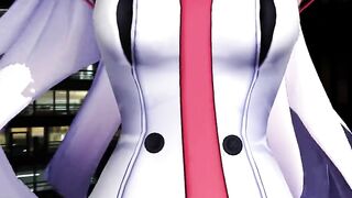 【MMD】KanColle Murakumo in Pink Cat【R-18】