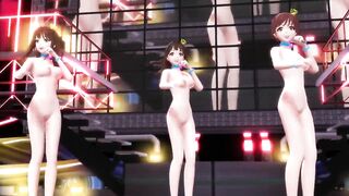 【MMD】ImasCG 3P Spring of Life【1080p 60fps】【R-18】