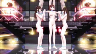 【MMD】ImasCG 3P Spring of Life【1080p 60fps】【R-18】