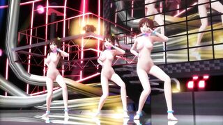 【MMD】ImasCG 3P Spring of Life【1080p 60fps】【R-18】