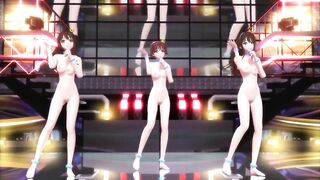 【MMD】ImasCG 3P Spring of Life【1080p 60fps】【R-18】