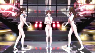 【MMD】ImasCG 3P Spring of Life【1080p 60fps】【R-18】