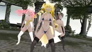 【MMD】Lets Go Crazy【R-18】