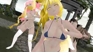 【MMD】Lets Go Crazy【R-18】