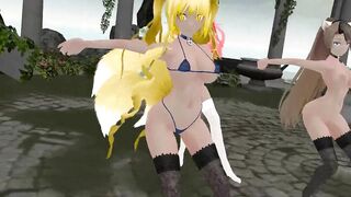 【MMD】Lets Go Crazy【R-18】