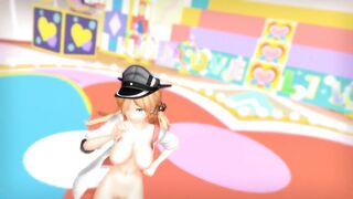 【MMD】High-fidelity raver at Prinz Eugen【R-18】