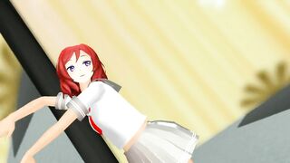 【MMD】LoveLive! Maki de Pink Cat【R-18】