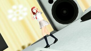 【MMD】LoveLive! Maki de Pink Cat【R-18】