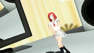 【MMD】LoveLive! Maki de Pink Cat【R-18】