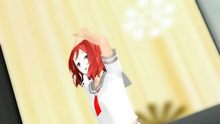 【MMD】LoveLive! Maki de Pink Cat【R-18】