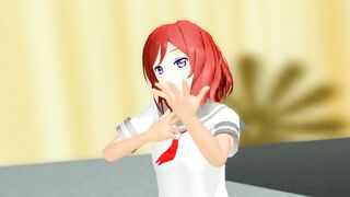 【MMD】LoveLive! Maki de Pink Cat【R-18】