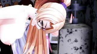 【SEX-MMD】Teachers - Toilet ORGY【R-18】