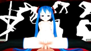 【SEX-MMD】Miku - anal sex【No sound】【R-18】