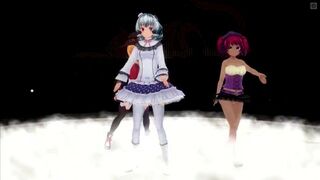 【MMD】Custom Maid 3D - Fallin Love (Nopan)【R-18】