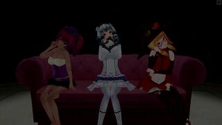 【MMD】Custom Maid 3D - Fallin Love (Nopan)【R-18】