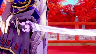 Raiden Shogun Weekly Boss Genshin Impact 3D HENTAI ShortClips1