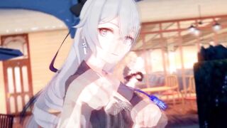 0404 -【R18-MMD】Honkai Impact 3rd 崩坏三 APHO Bronya at office with other valkyrie