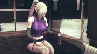 Ino Yamanaka will jerk off your dick if you ask