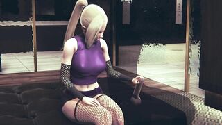 Ino Yamanaka will jerk off your dick if you ask