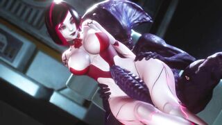 Sex Robot Plays With Her Pussy And After Pleasing Her Thighs Monster Alien Coсk Subverse