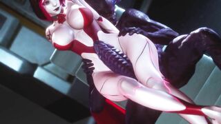 Sex Robot Plays With Her Pussy And After Pleasing Her Thighs Monster Alien Coсk Subverse