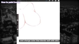 How to draw boobs!