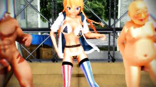 【MMD】School-back!【R-18】