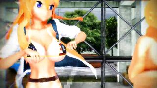 【MMD】School-back!【R-18】