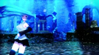 【MMD】Miku dressed in water-soluble dances UrStyle【R-18】