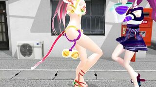 【MMD】Dance with me!【R-18】