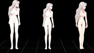 【MMD】Takane Body comparison【1080p 60fps】【R-18】