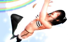 【MMD】Sexy Custom Honoka - Falling Stars (Realistic model) 【R-18】