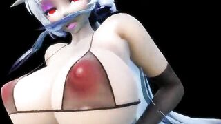 【MMD】Haku - Cowgirl【R-18】