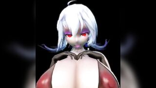 【MMD】Haku - Cowgirl【R-18】