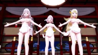 【MMD】BKH Big Breasts Ondo【1080p 60fps】【R-18】