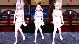 【MMD】BKH Big Breasts Ondo【1080p 60fps】【R-18】