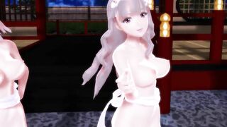 【MMD】BKH Big Breasts Ondo【1080p 60fps】【R-18】