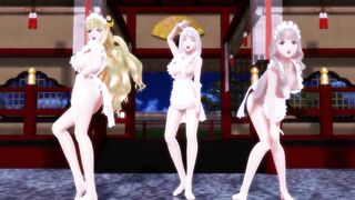 【MMD】BKH Big Breasts Ondo【1080p 60fps】【R-18】